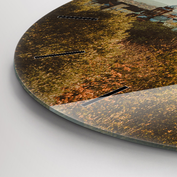 Ceas rotund de perete din sticlă Galeria de Artă din Glasgow