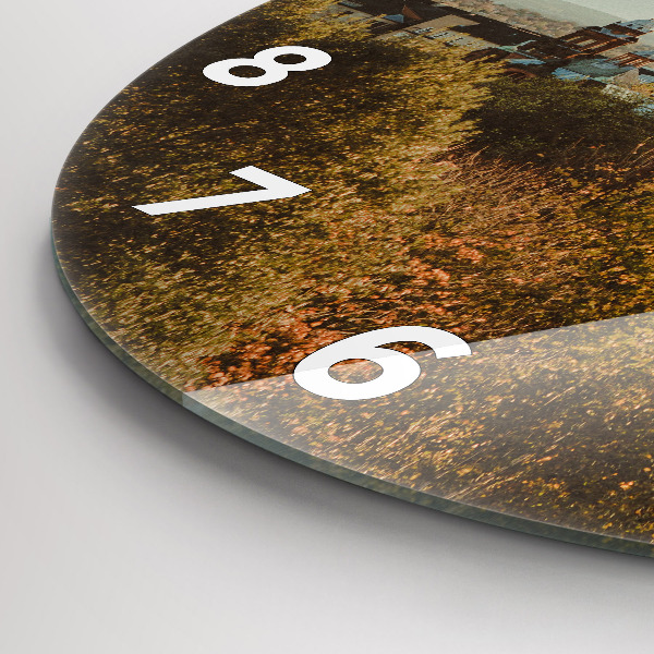 Ceas rotund de perete din sticlă Galeria de Artă din Glasgow