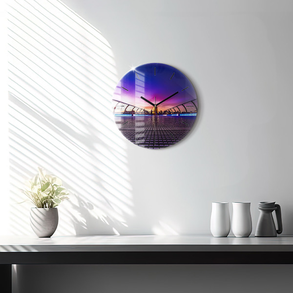 Ceas rotund de perete din sticlă Catedrala Sf. Paul