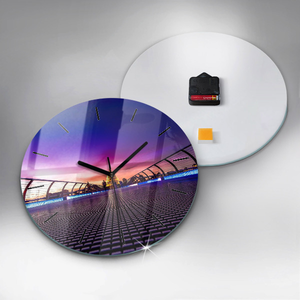 Ceas rotund de perete din sticlă Catedrala Sf. Paul