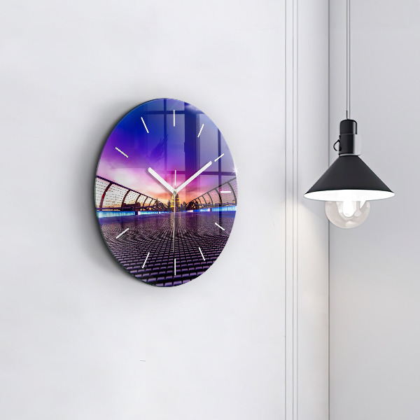 Ceas rotund de perete din sticlă Catedrala Sf. Paul