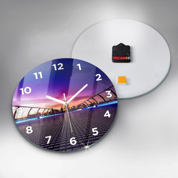 Ceas rotund de perete din sticlă Catedrala Sf. Paul