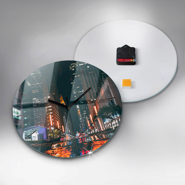 Ceas rotund de perete din sticlă Hotel în Houston
