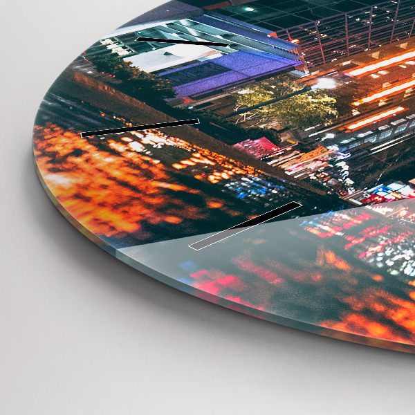 Ceas rotund de perete din sticlă Hotel în Houston