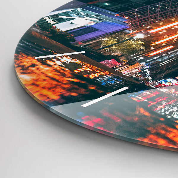 Ceas rotund de perete din sticlă Hotel în Houston