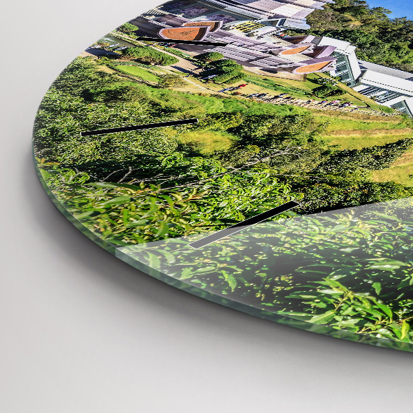 Ceas rotund de perete din sticlă Parcul Național Chiang Mai