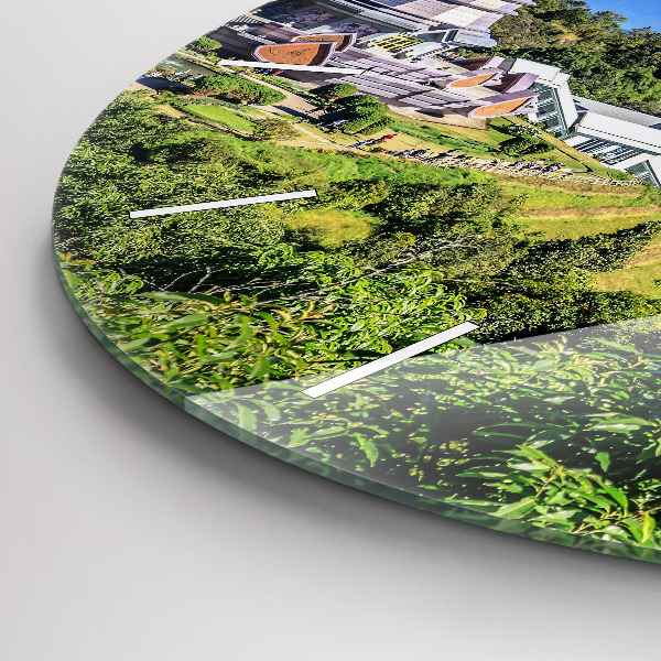 Ceas rotund de perete din sticlă Parcul Național Chiang Mai