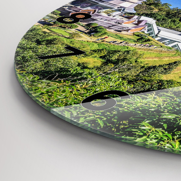 Ceas rotund de perete din sticlă Parcul Național Chiang Mai