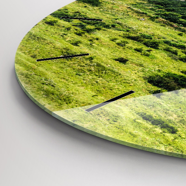 Ceas rotund de perete din sticlă Castelul Spiš din Slovacia