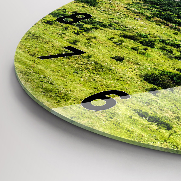 Ceas rotund de perete din sticlă Castelul Spiš din Slovacia