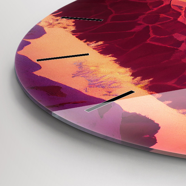 Ceas rotund de perete din sticlă desertul Arizona