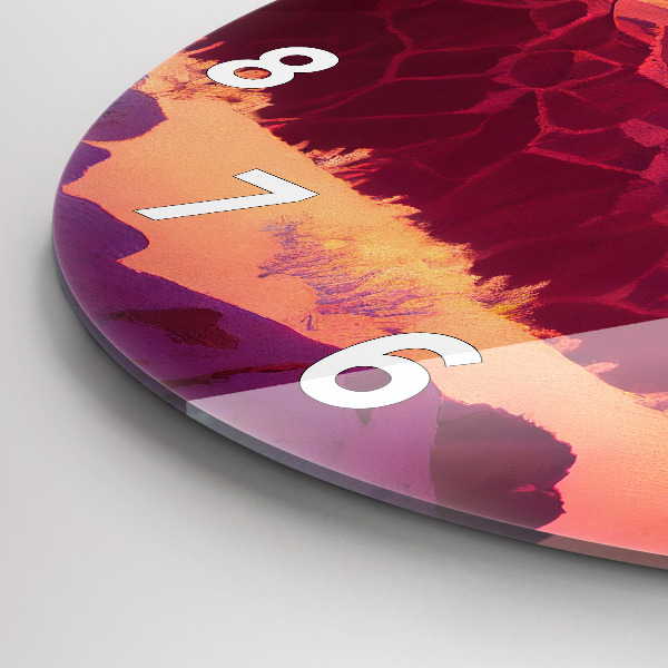 Ceas rotund de perete din sticlă desertul Arizona