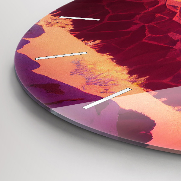 Ceas rotund de perete din sticlă desertul Arizona