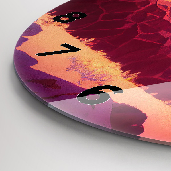 Ceas rotund de perete din sticlă desertul Arizona