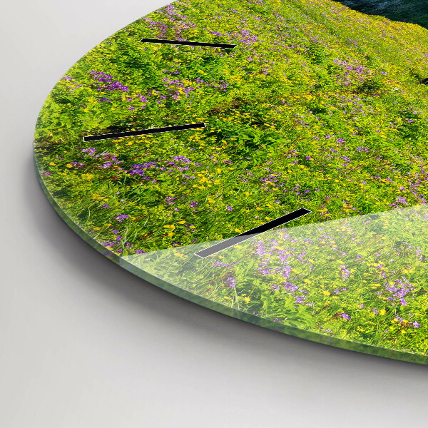 Ceas rotund de perete din sticlă Rezervația Hornstrandir Islanda