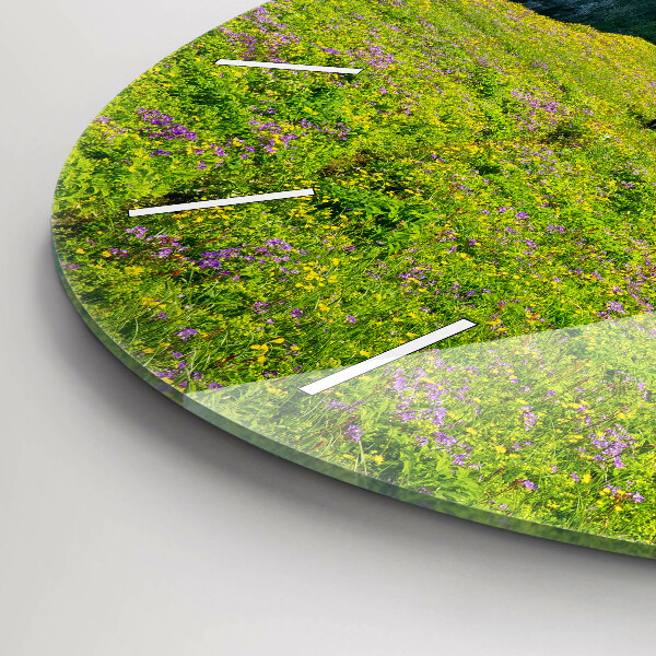 Ceas rotund de perete din sticlă Rezervația Hornstrandir Islanda