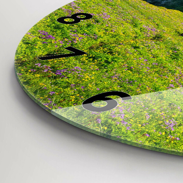 Ceas rotund de perete din sticlă Rezervația Hornstrandir Islanda