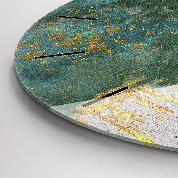 Ceas rotund de perete din sticlă Model decorativ