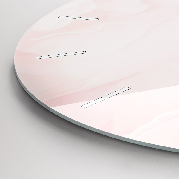 Ceas rotund de perete din sticlă Trandafiri înfloriți