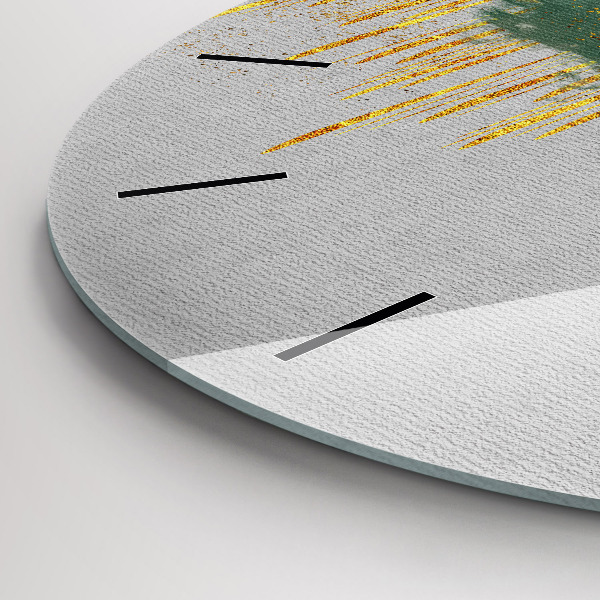 Ceas rotund de perete din sticlă Model decorativ