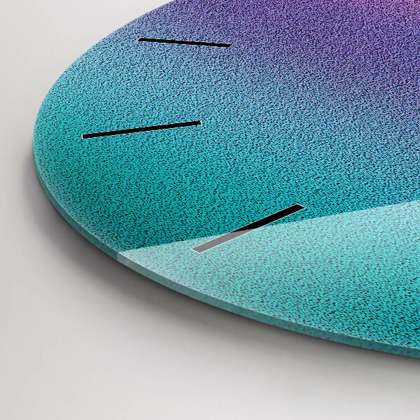 Ceas rotund de perete din sticlă Model de gradient