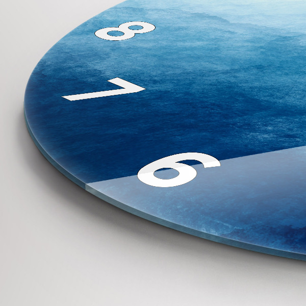 Ceas rotund de perete din sticlă Captarea apei