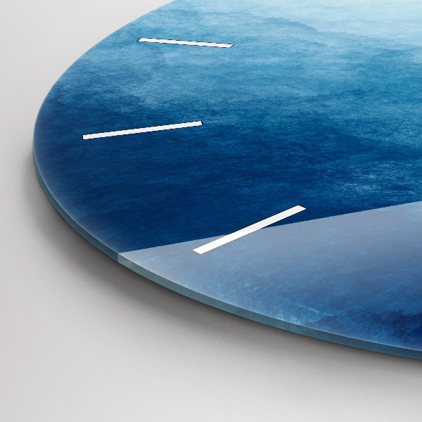 Ceas rotund de perete din sticlă Captarea apei