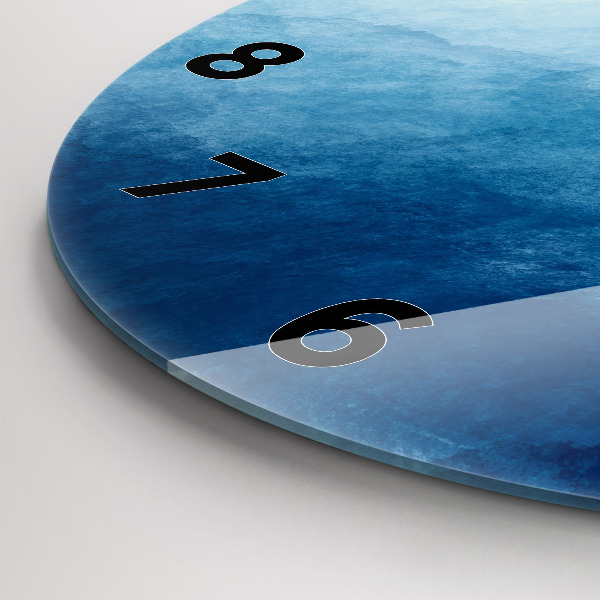 Ceas rotund de perete din sticlă Captarea apei