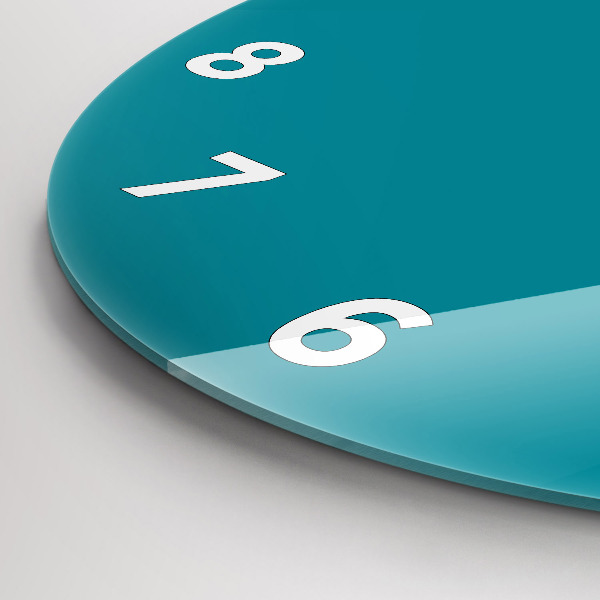 Ceas rotund de perete din sticlă Maritim