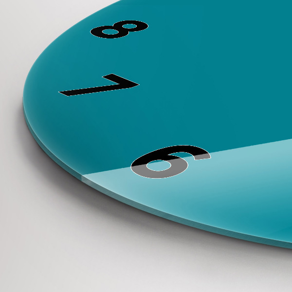 Ceas rotund de perete din sticlă Maritim