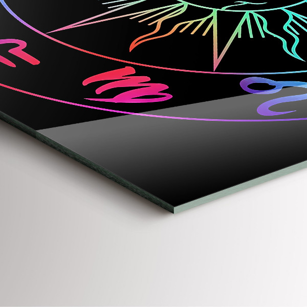 Ceas din sticlă pătrat Duhová znamení zvěrokruhu