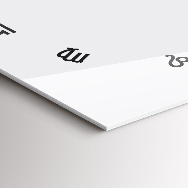 Ceas din sticlă pătrat Minimalistické zvěrokruhy