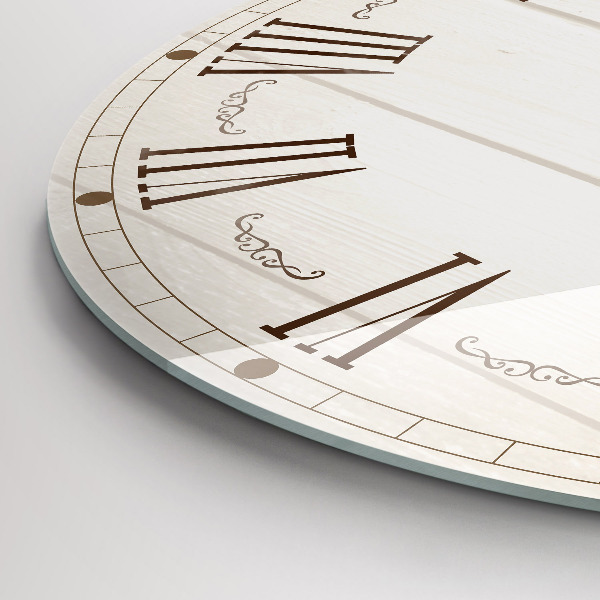 Ceas din sticlă rotund římské číslice