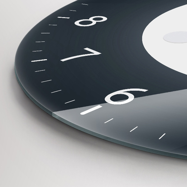 Ceas din sticlă rotund Úplněk