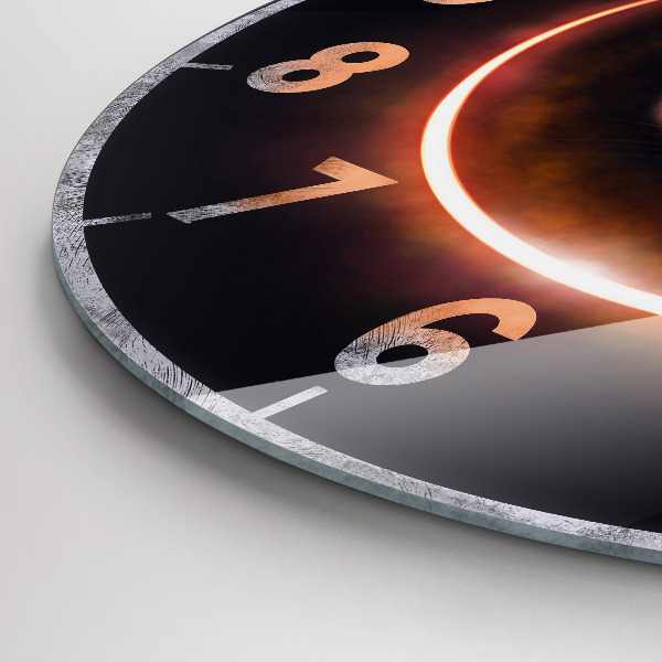 Ceas din sticlă rotund Kouzelná kočka